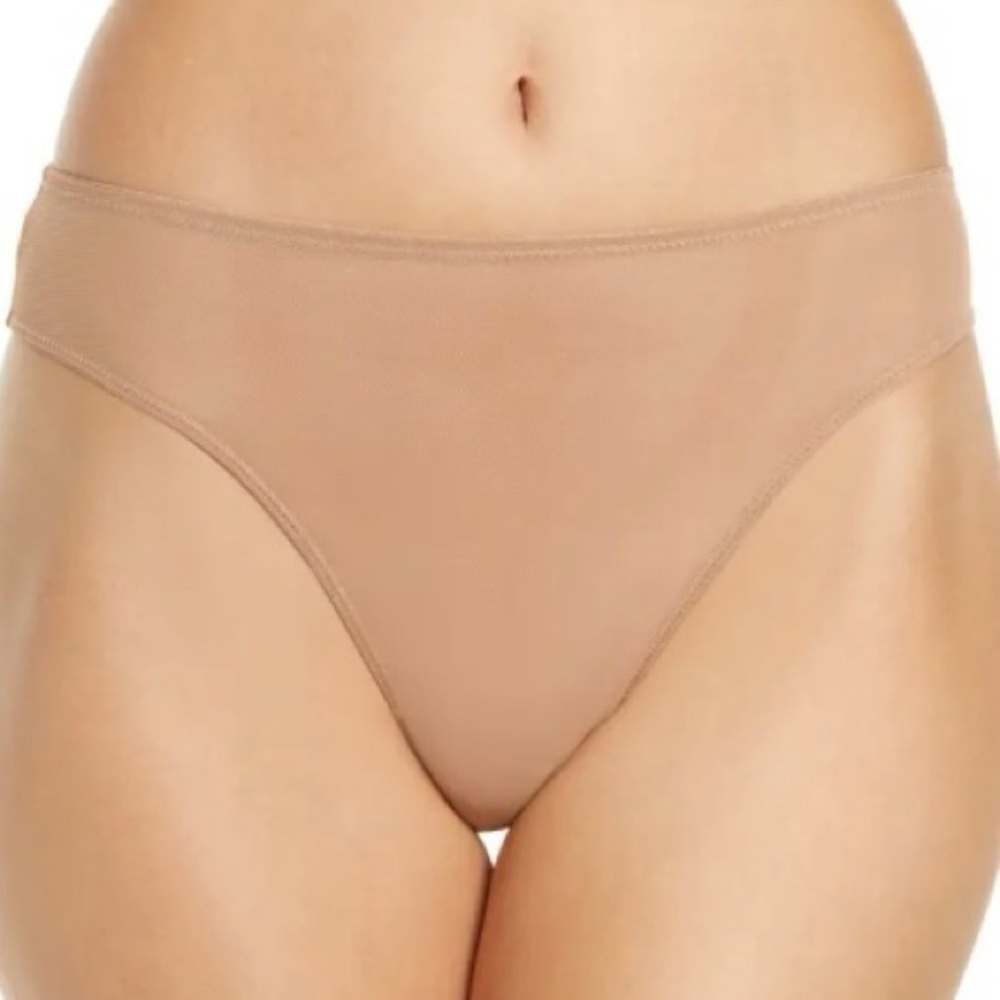 NWOT | SKIMS | Ultra Fine Mesh Bikini Brief Brown Tan - Size 4X